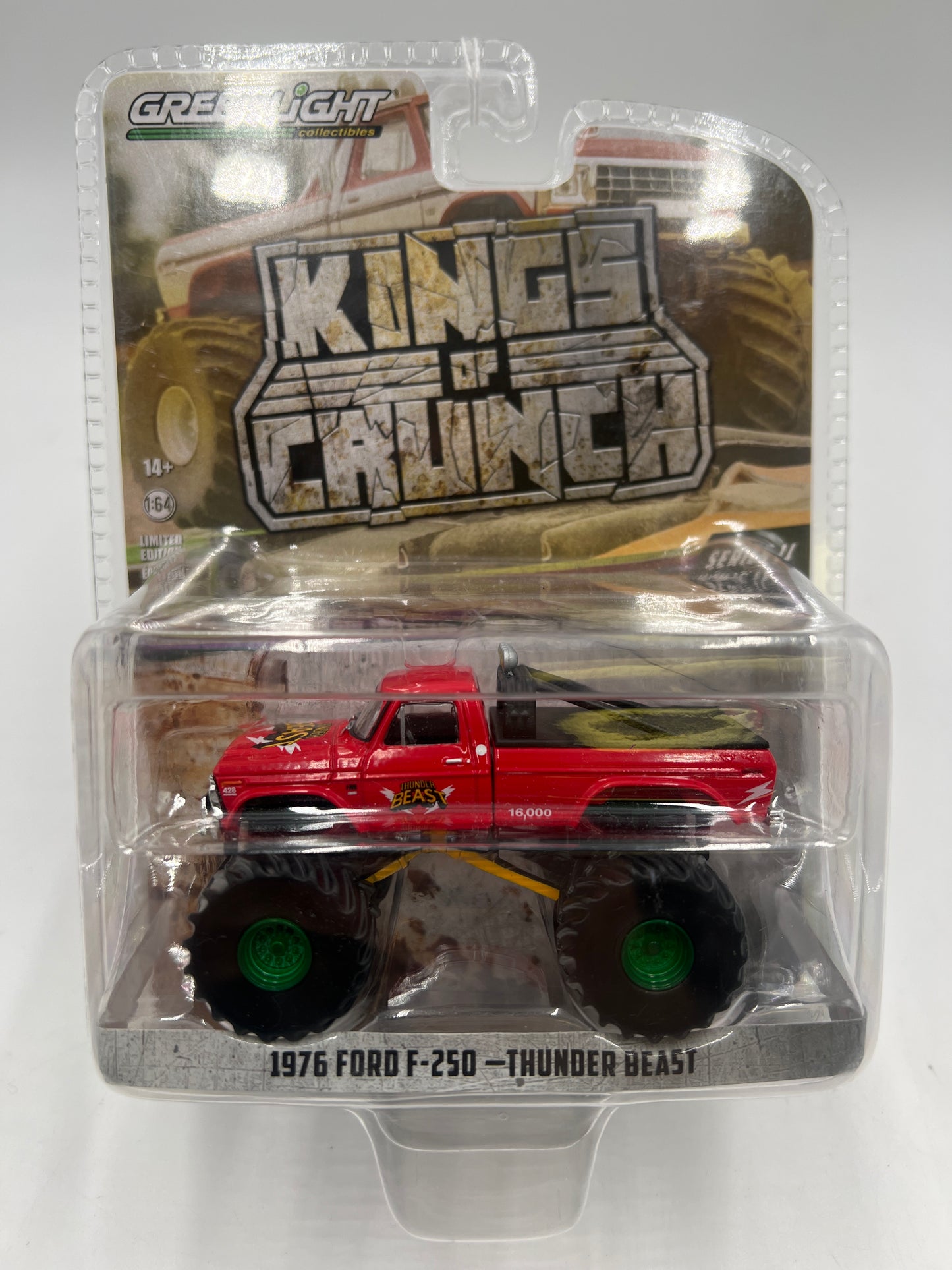 Greenlight Kings of Crunch Series 11 1976 Ford F-250 Thunder Beast Greenie CHASE