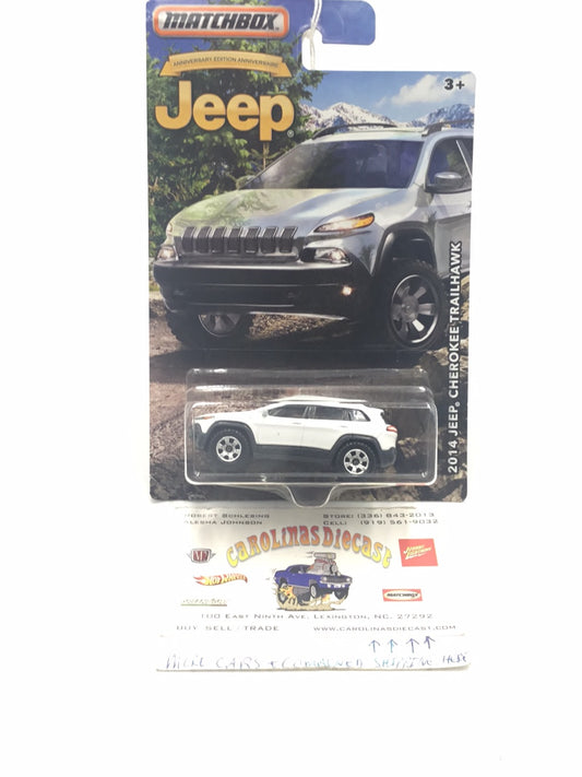 Matchbox exclusive jeep anniversary 2014 Jeep Cherokee Trailhawk KK4