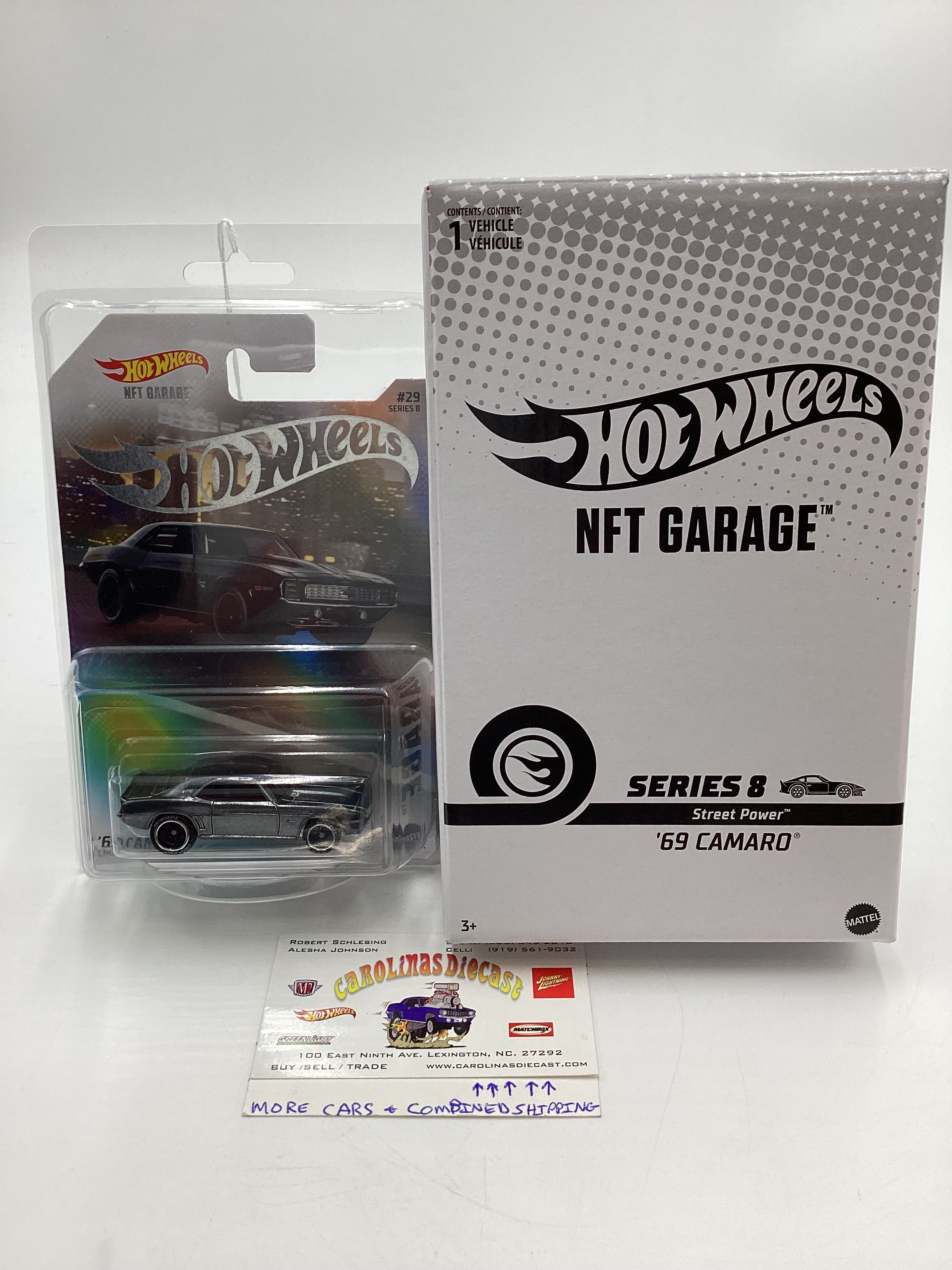 Hot Wheels NFT Garage Series 8 #29 69 Camaro Gray – carolinasdiecast