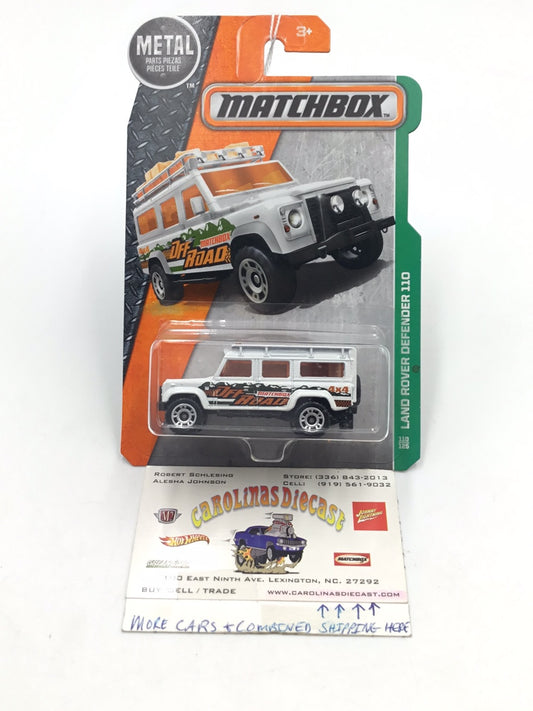 matchbox  #110 land rover defender 110 63H