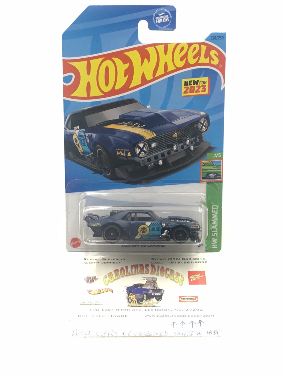 2023 hot wheels P case #228 Custom 68 Camaro 8A