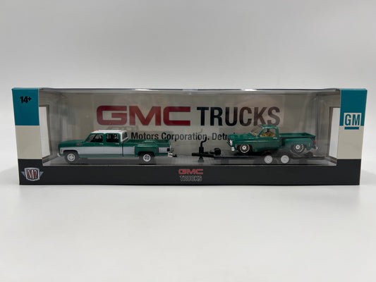 M2 Machines Auto Haulers 1973 GMC Sierra 3500 & 1976 GMC Sierra Grande 15 Custom R88