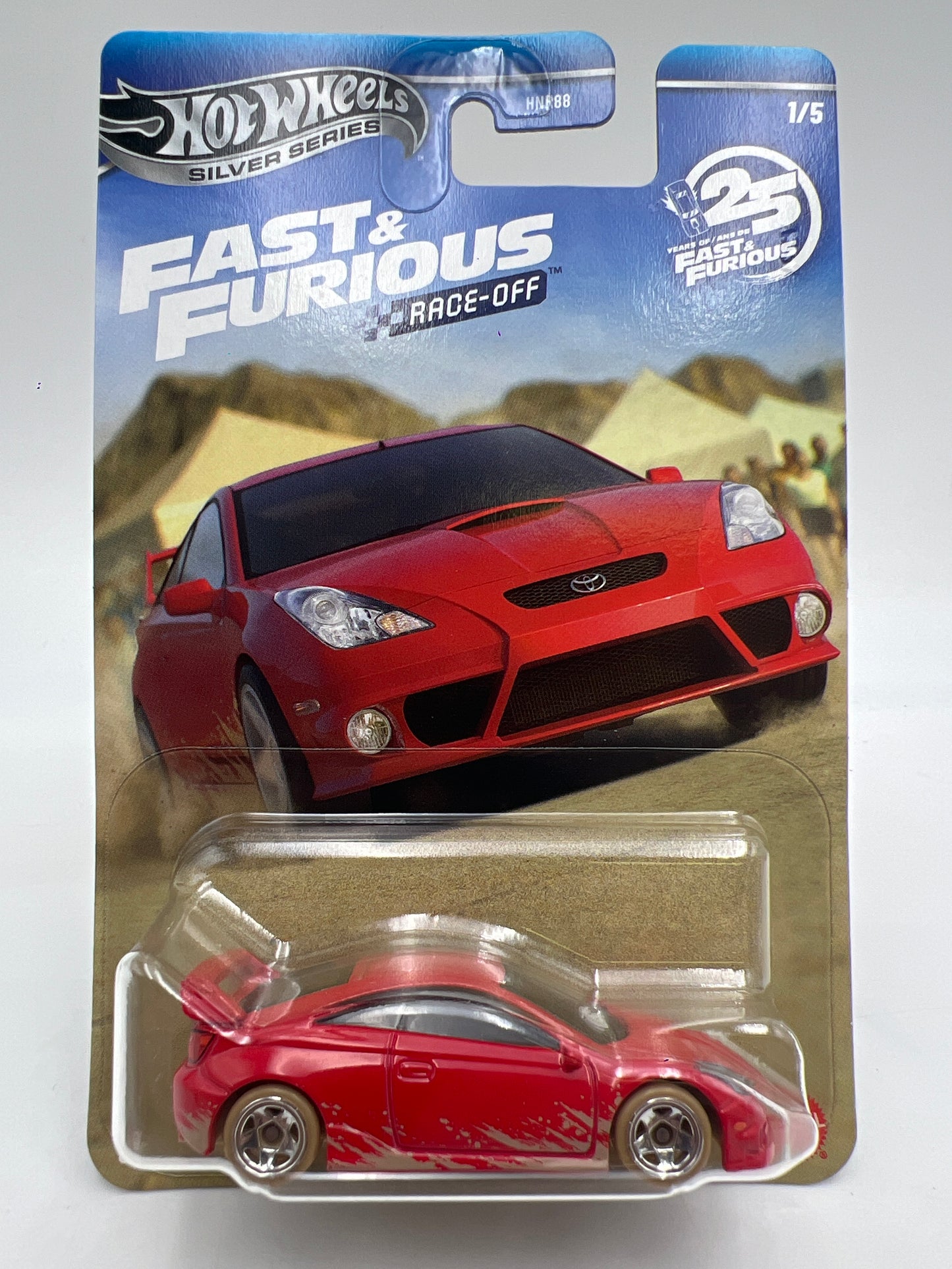 2026 Hot Wheels Silver Series Fast & Furious Race Off #1 Toyota Celica Red 74A