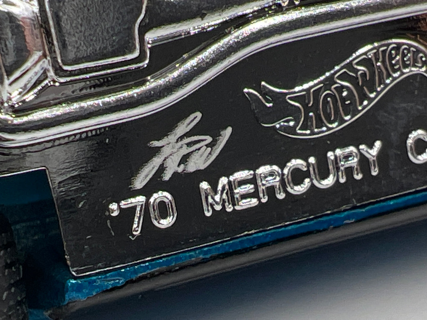 Hot Wheels Larrys Garage Chase Premium 70 Mercury Cyclone Blue Loose