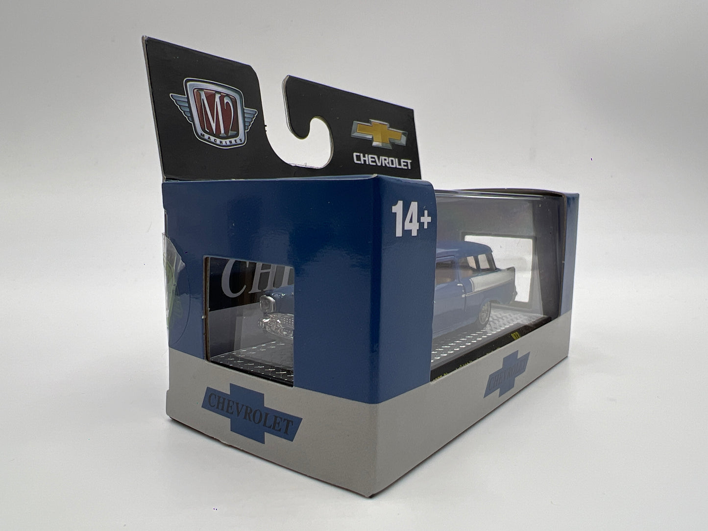 M2 Machines 1957 Chevrolet 150 Handyman Station Wagon Blue R72