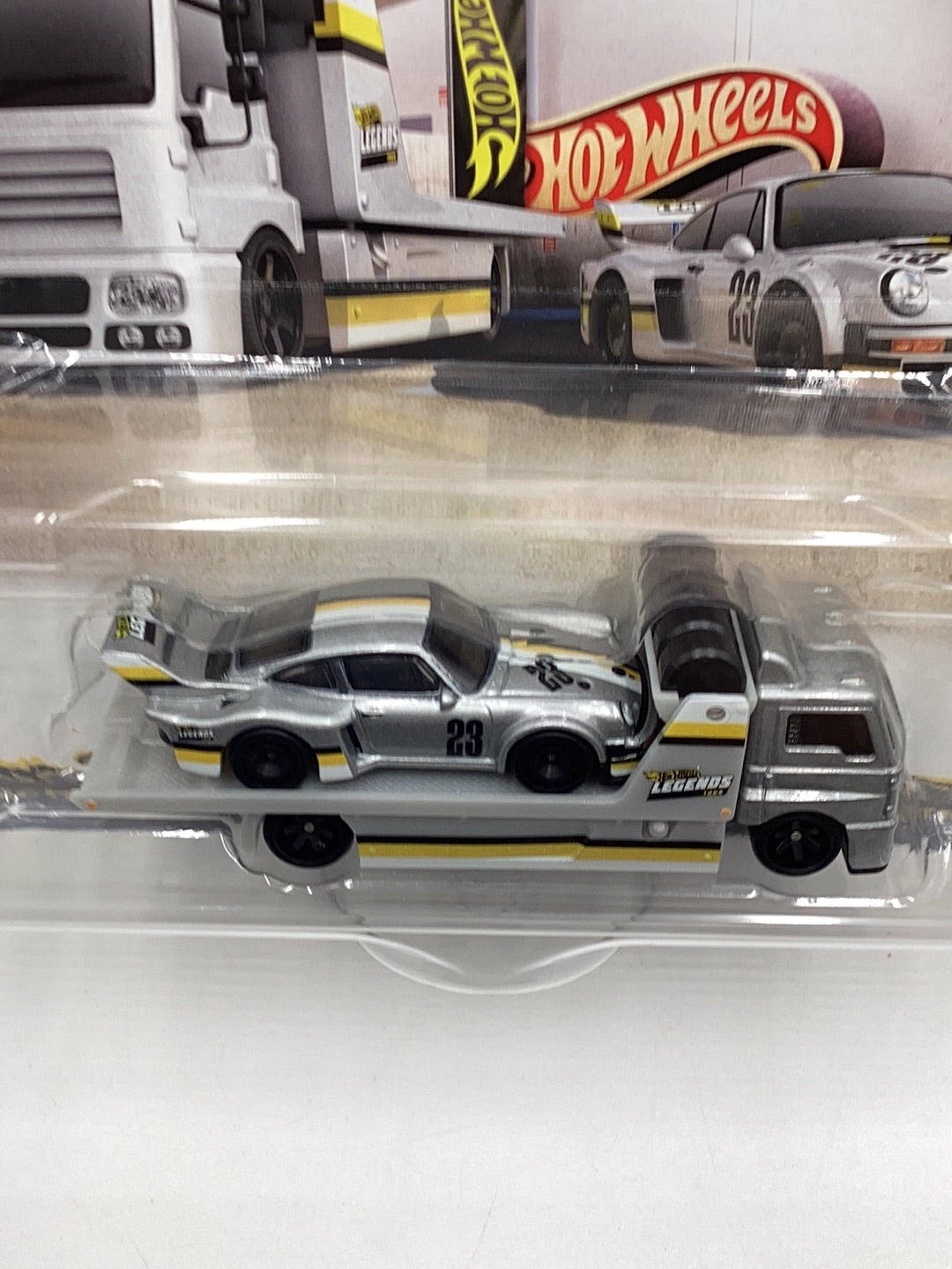 Hot wheels CAR CULTURE TEAM TRANSPORT Porsche 934.5 Fleet Street Legends Tour walmart exclusive