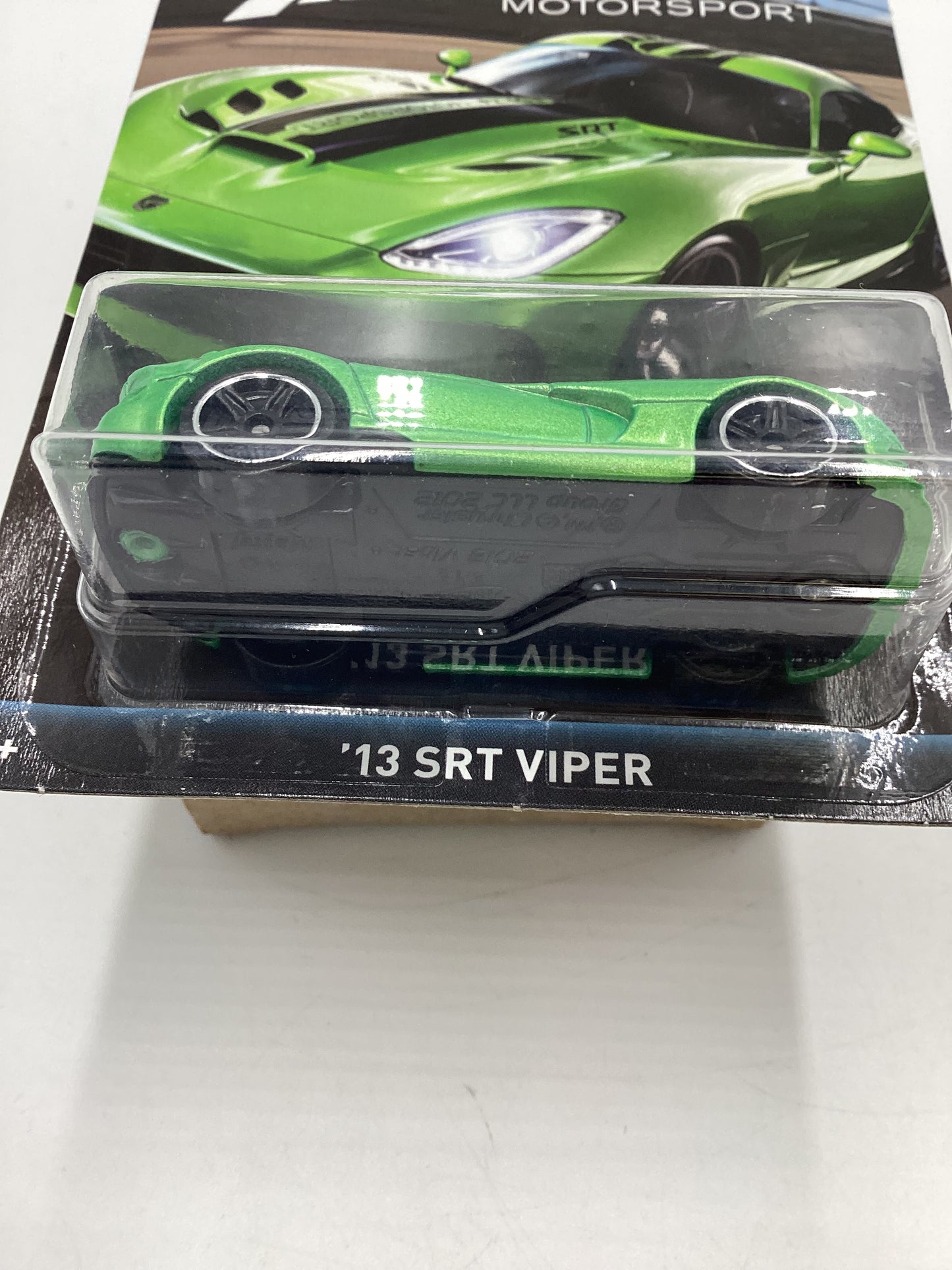 2017 Hot Wheels Forza Motorsport #5 13 SRT Viper Green Light Vein Front 154C