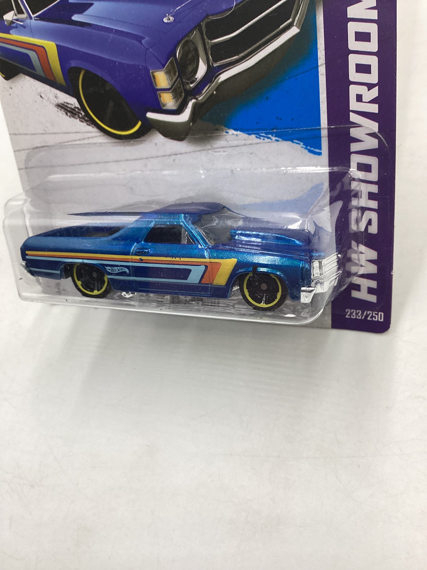 2013 Hot Wheels #233 71 El Camino Blue 13E