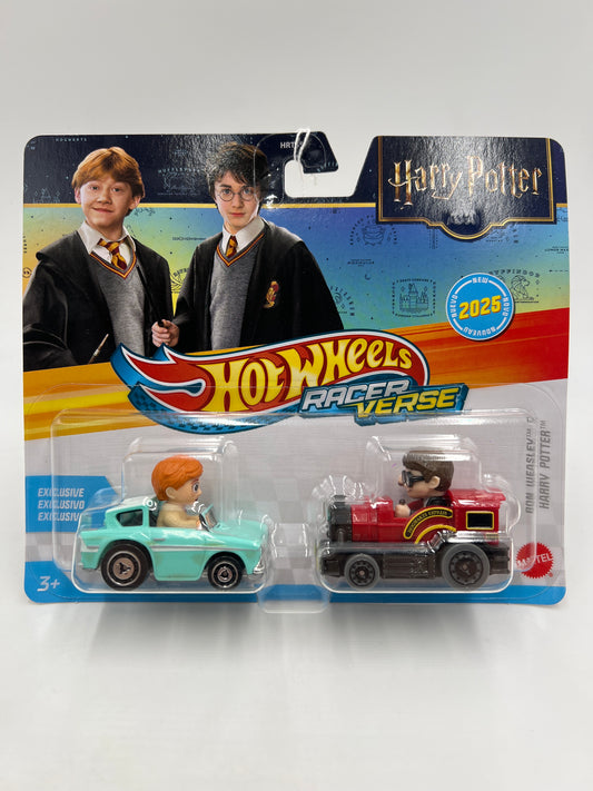 2025 Hot Wheels Racer Verse 2 Pack Ron Weasley & Harry Potter