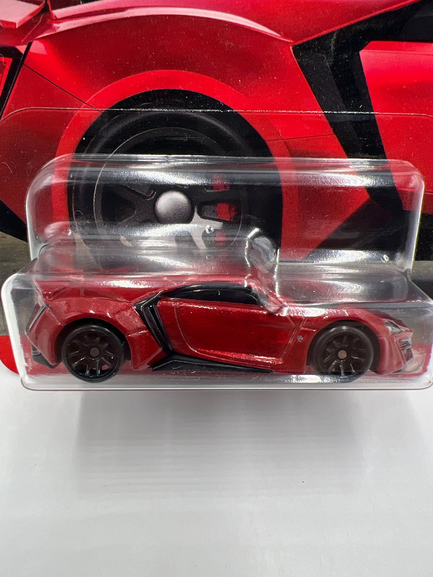 Hot Wheels Fast and Furious Dominic Toretto #3 W Motors Lykan Hypersport Red 70D