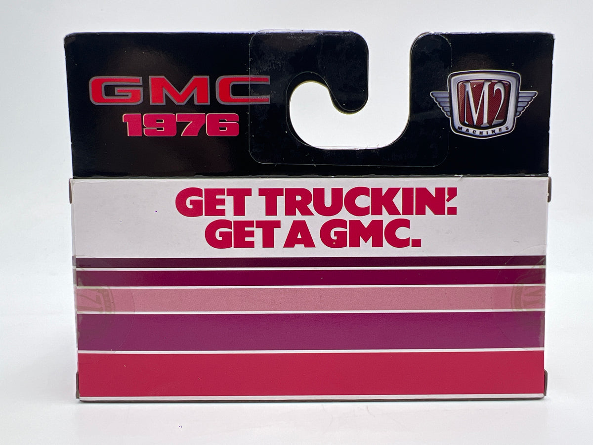 M2 Machines S123 OReillys Exclusive 1976 GMC Sierra Grande 15 White/Pink