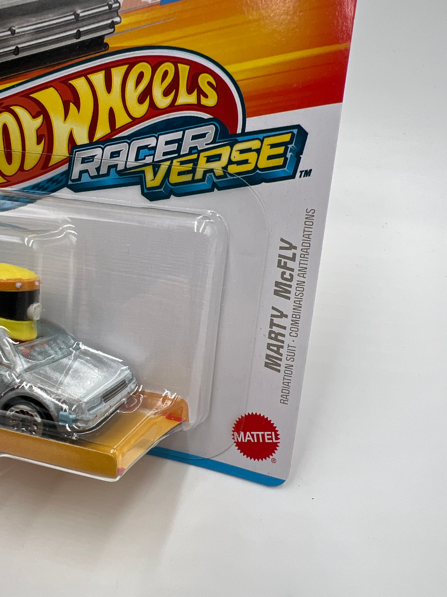 2024 Hot Wheels Racer Verse Back To The Future CHASE Marty McFly Radiation Suit W/Protector