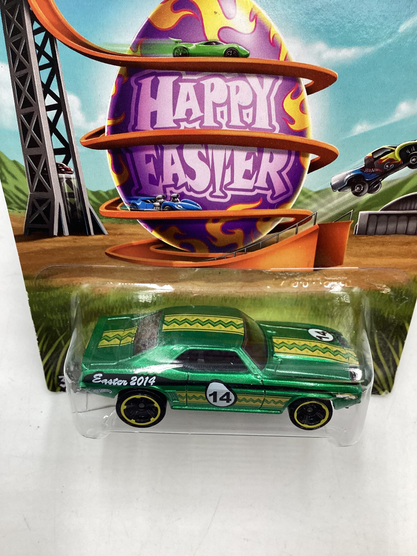 2014 Hot Wheels Happy Easter 1/8 69 Camaro 152H