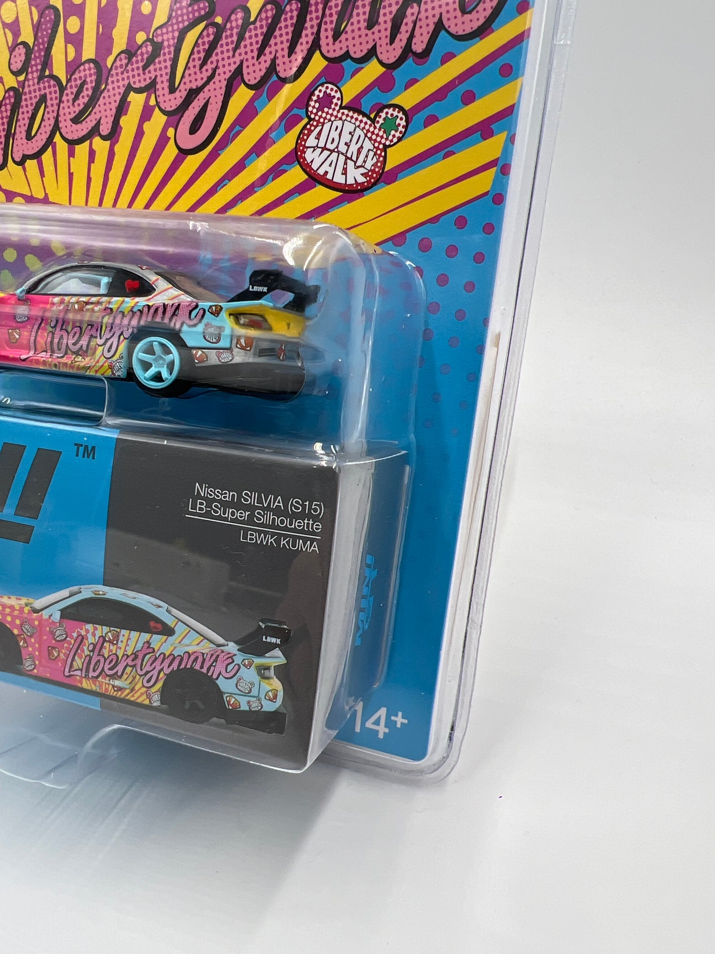 Mini GT Mijo Exclusives Libertywalk #743 CHASE Nissan Silvia S15 LB-Super Silhouette LBWK Kuma
