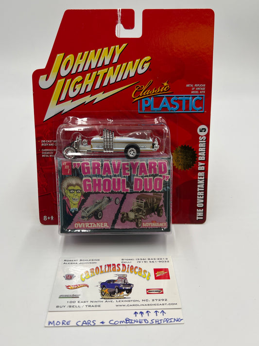 Johnny Lightning Classic Plastic #5 The Overtaker By Barris Graveyard Ghoul Duo White Lightning Chase VHTF