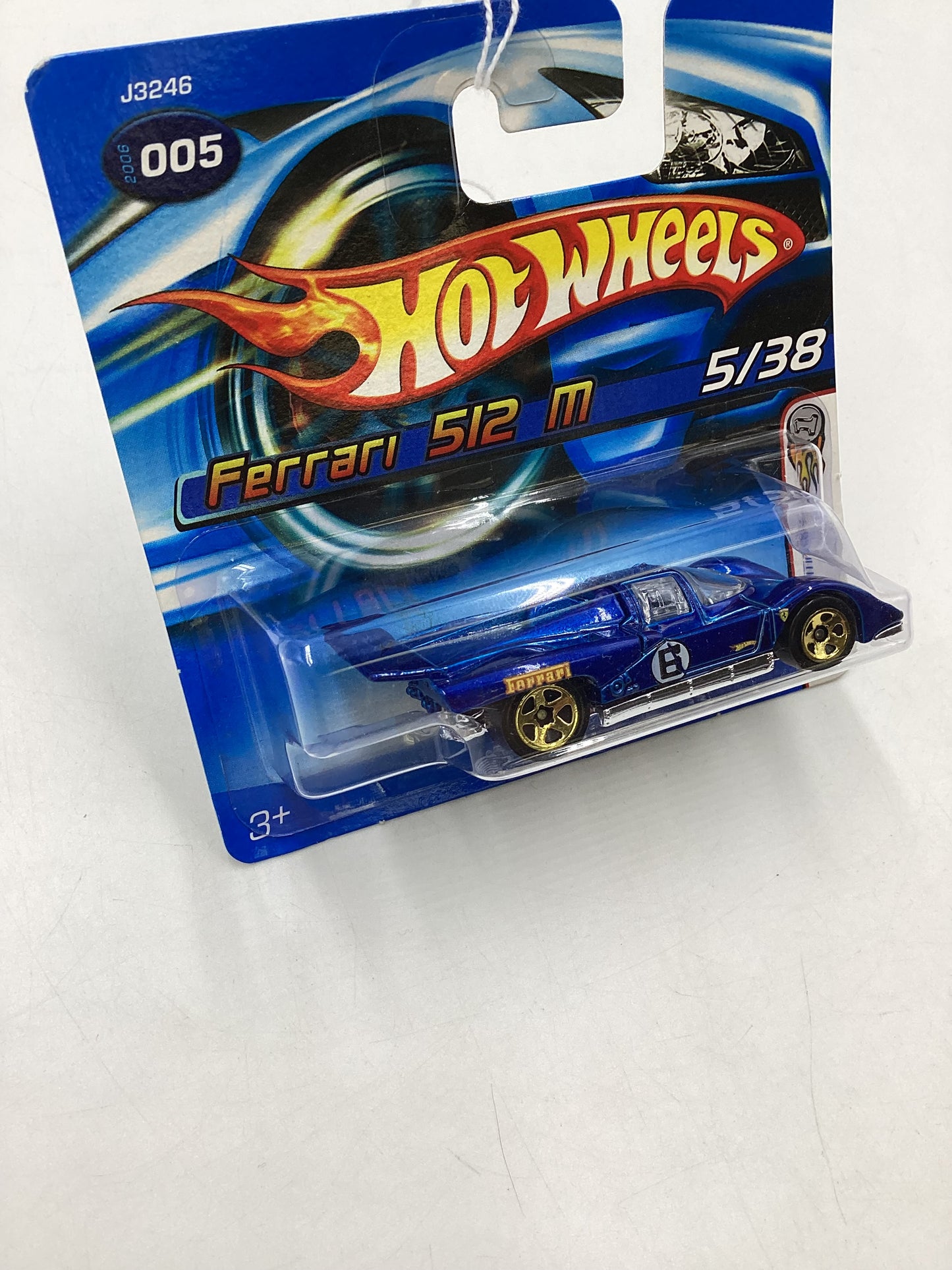 2006 Hot Wheels #005 Short Card Ferrari 512 M SR