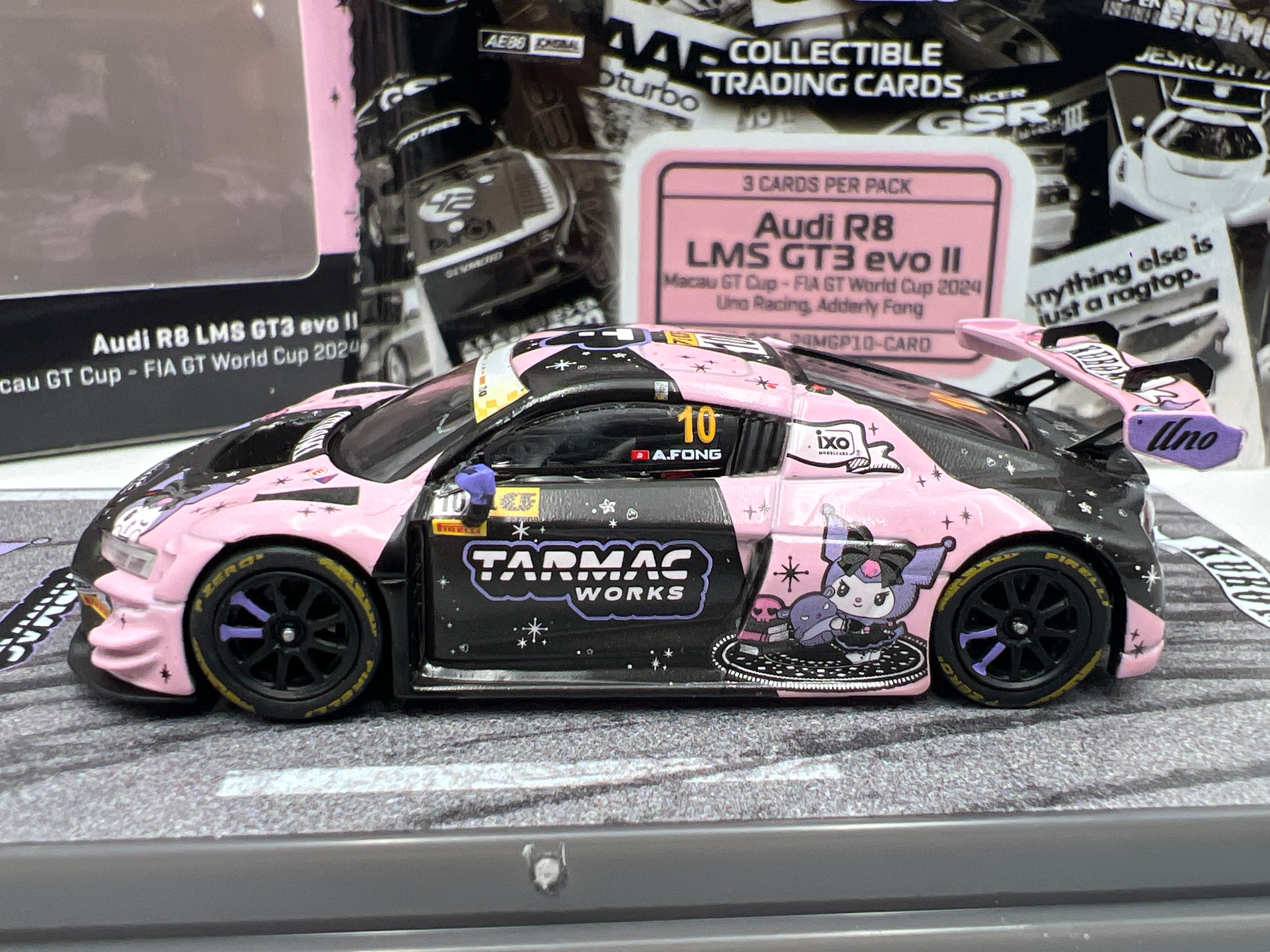 Tarmac Works x Kuromi Audi R8 LMS GT3 EVO II Macau 2024 GT Cup W