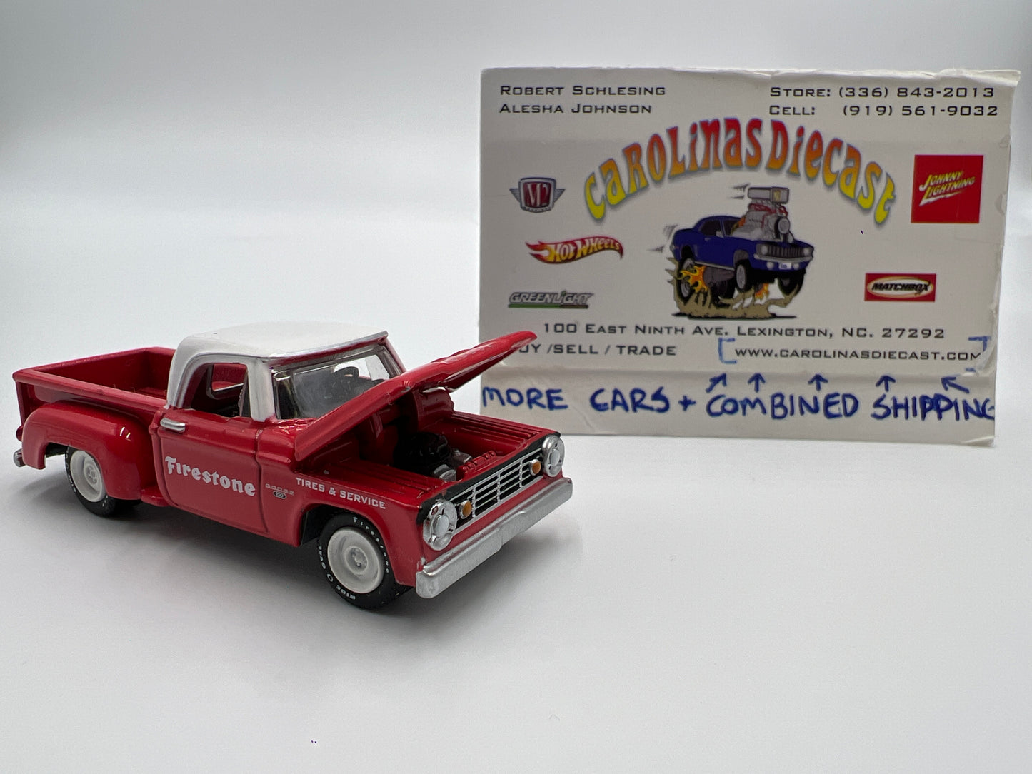 Greenlight Route 66 U.S.A Collector Pack 1967 Dodge D-100 Red Loose