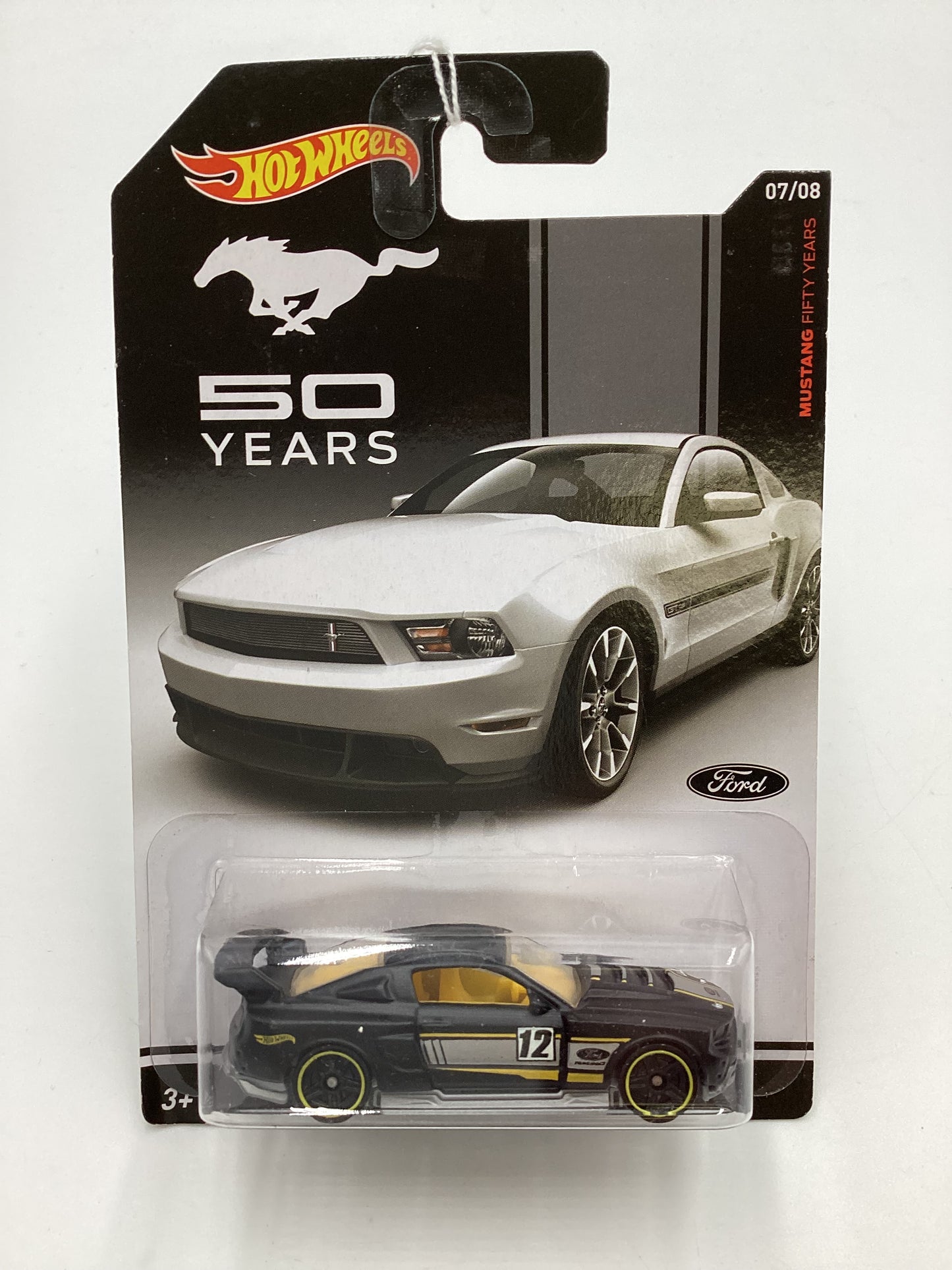 Hot Wheels Mustang 50 Years #7 12 Ford Mustang Black 152F
