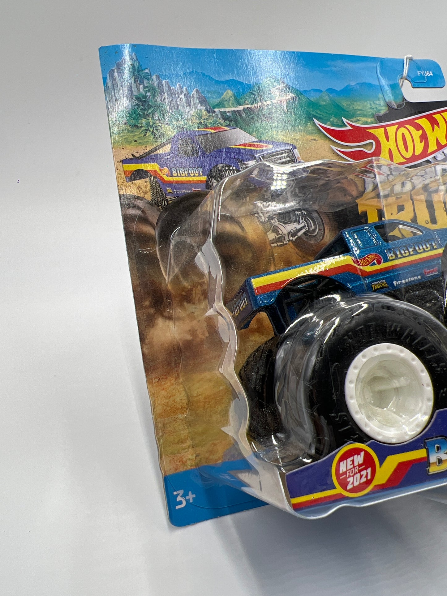 2021 Hot Wheels Monster Trucks Demolition Doubles Bigfoot Vs Snake Bite