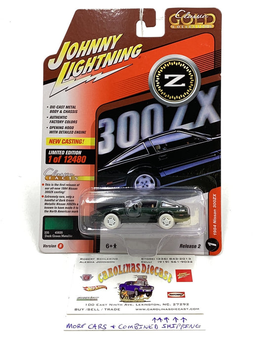 Johnny Lightning Classic Gold Collection 1984 Nissan 300ZX White Lightning Chase