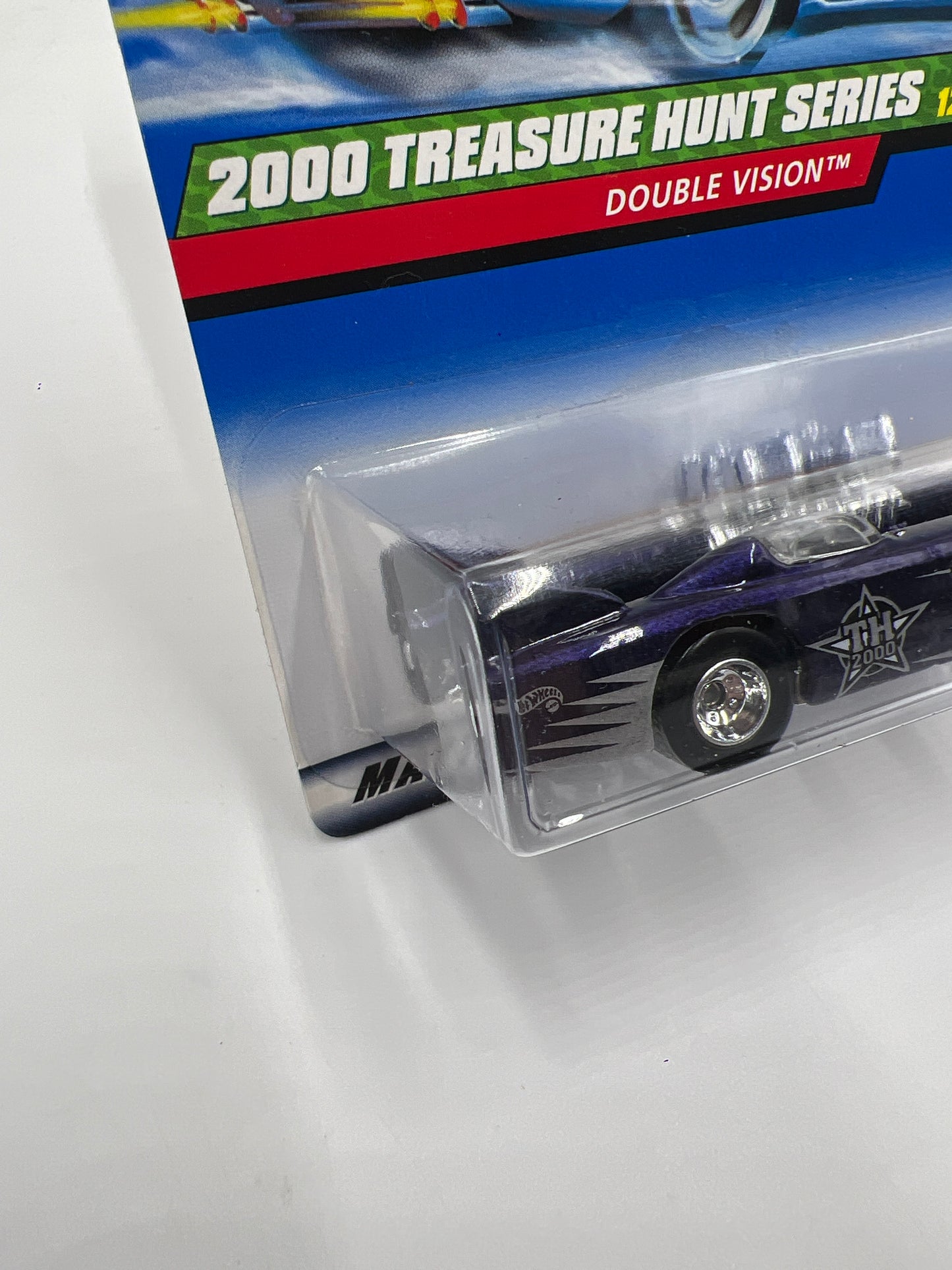 2000 Hot Wheels Treasure Hunt Real Riders #49 Double Vision Purple 275E