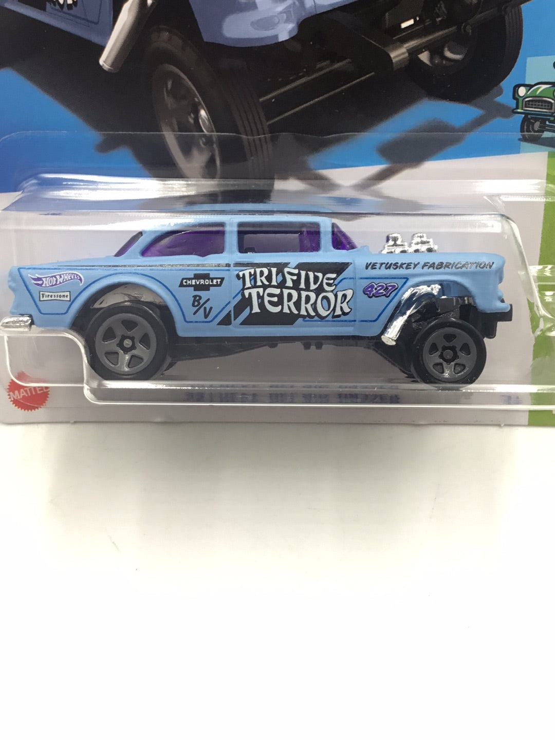 2023 hot wheels #110 55 Chevy bel air Gasser 10C