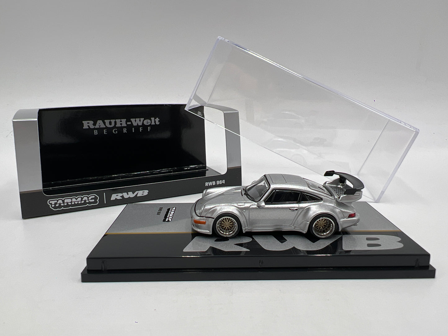 Tarmac Works x Hobby 64 Porsche RWB 964 Silver