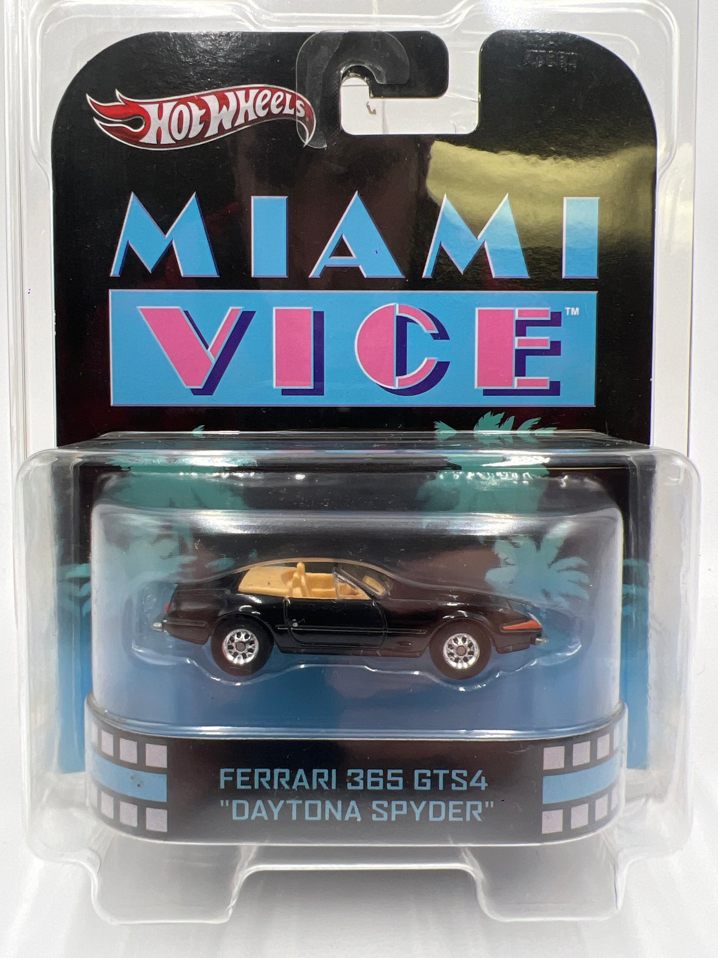 Hot Wheels Retro Entertainment Hart to Hart Ferrari 365 GTS4 Daytona Spyder Black W/Protector