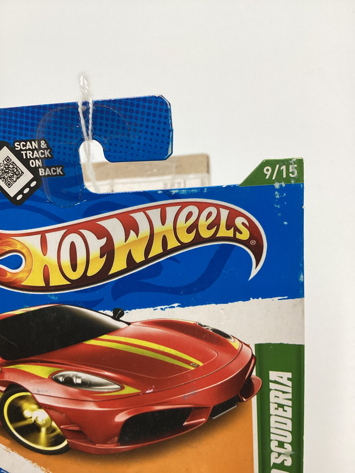 2012 Hot Wheels Treasure Hunt #59 Ferrari 430 Scuderia Red Card not Perfect 273A