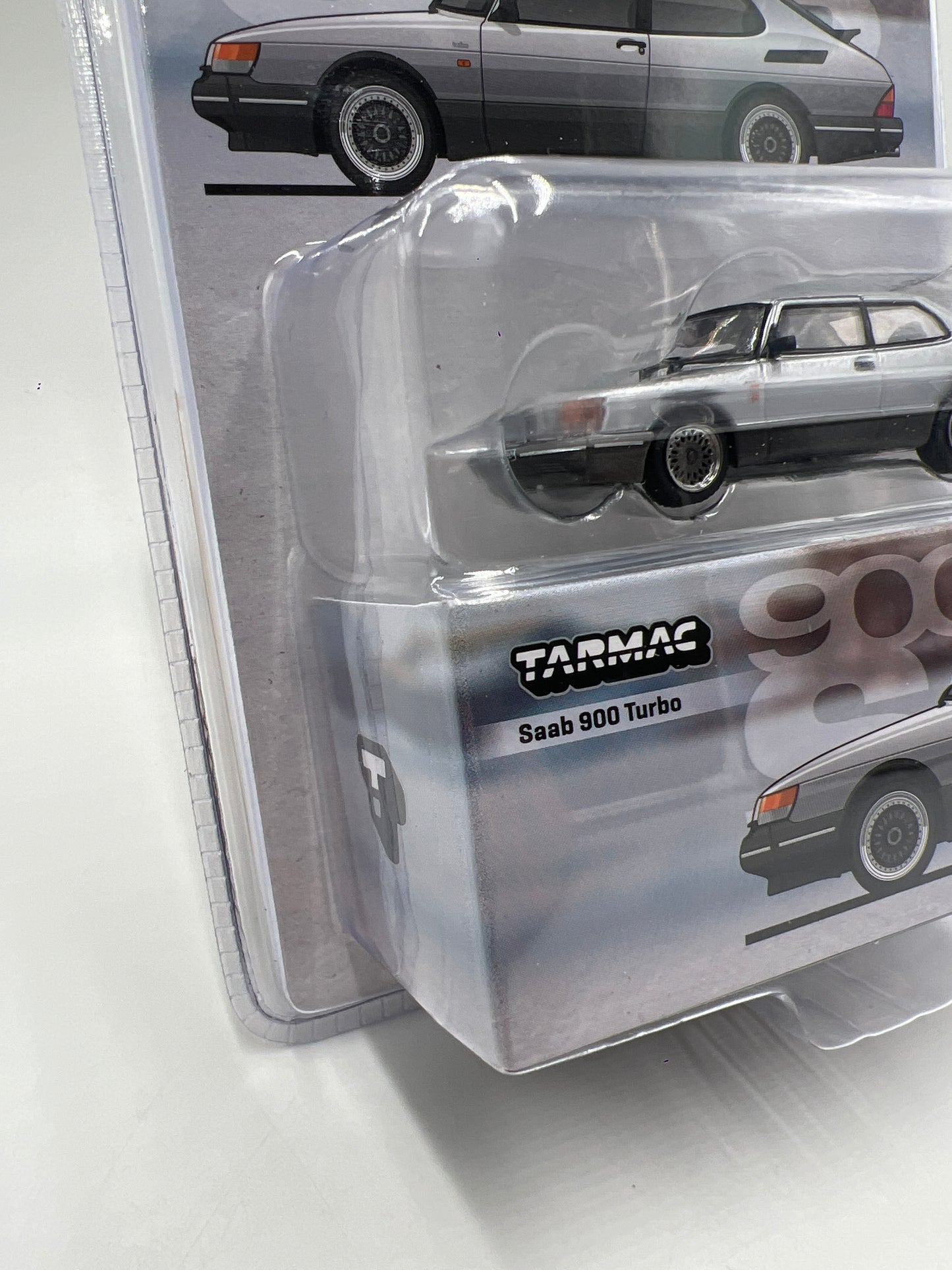 Tarmac Works Mijo Exclusives Saab 900 Turbo Silver #56 240A