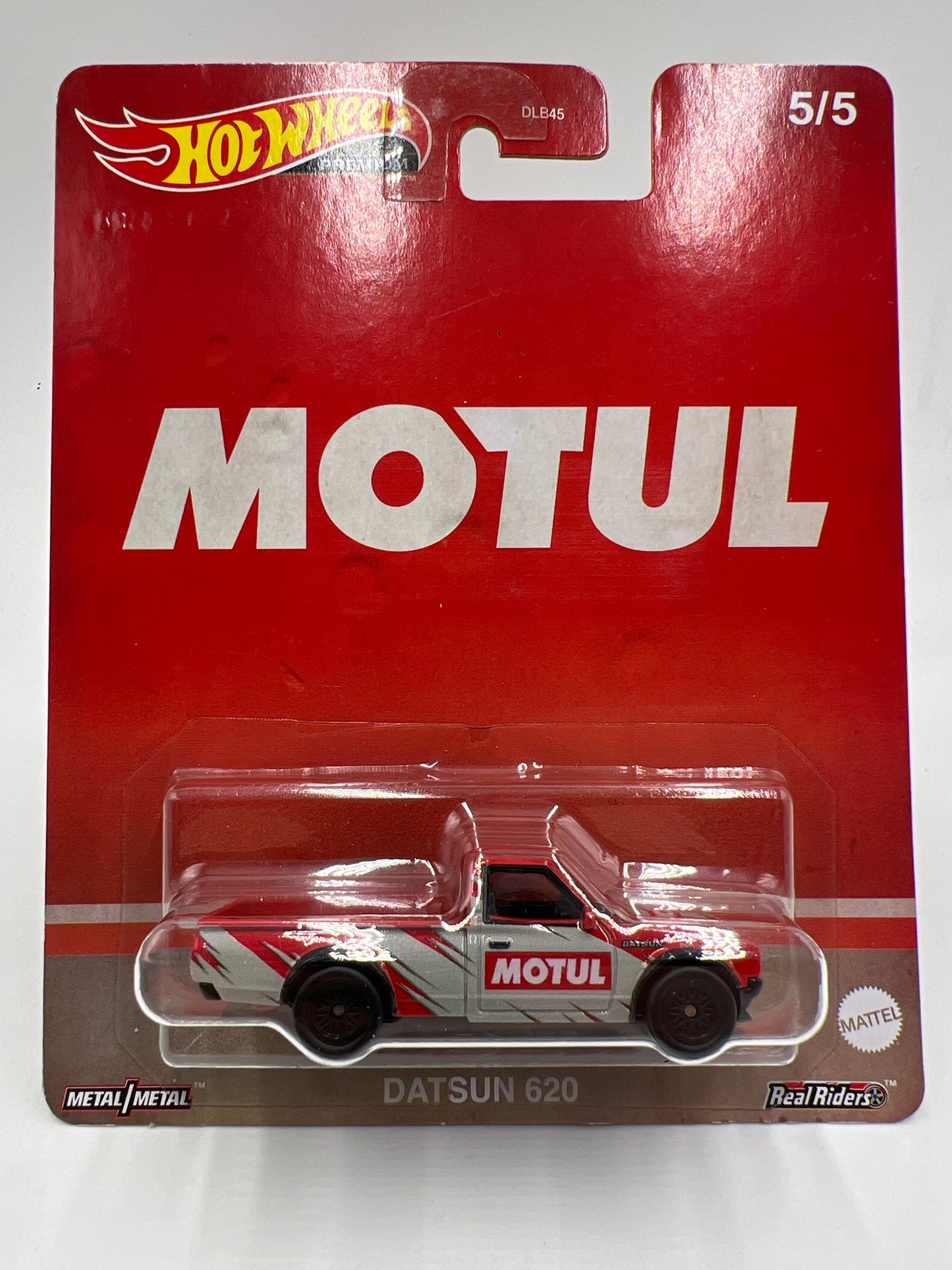 Hot Wheels Premium Vintage Oil #5 Datsun 620 Motul Red/Gray 244M