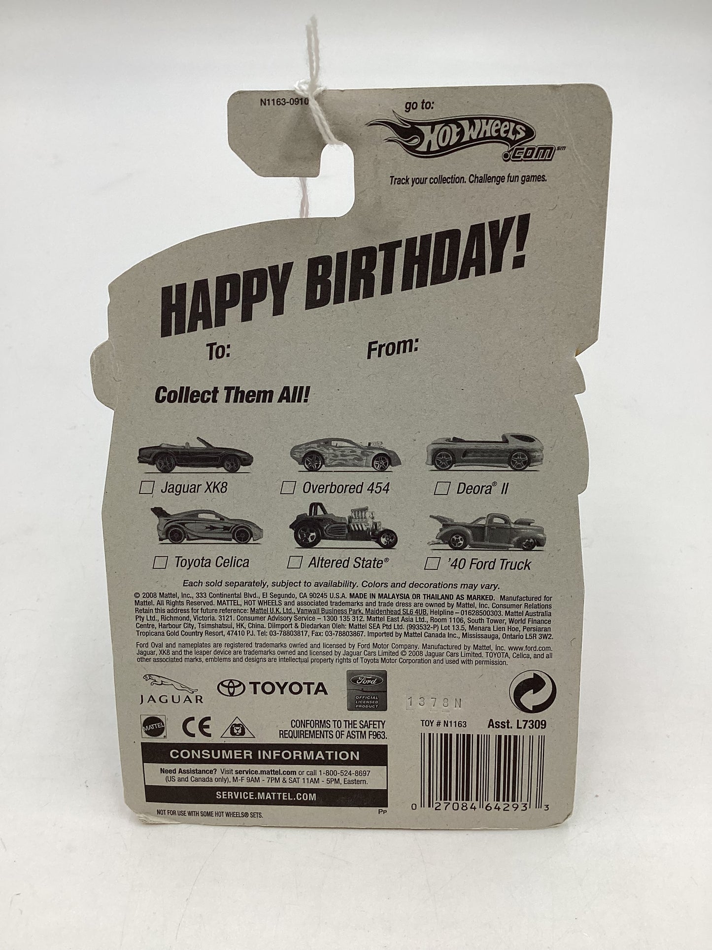 2008 Hot Wheels Happy Birthday Deora II 161E