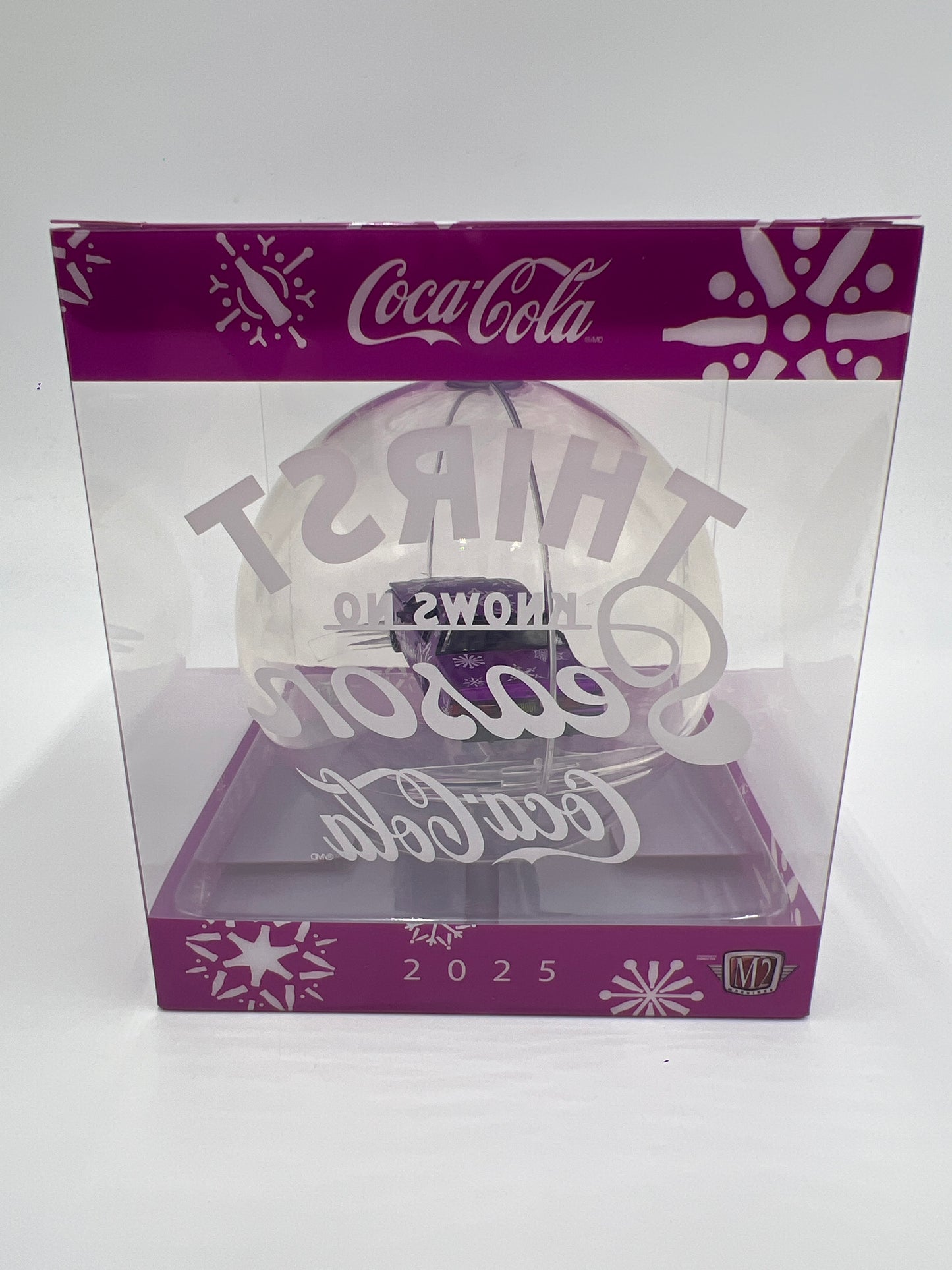 2025 M2 Machines Coca Cola Holiday Christmas Ornaments 1987 Buick Grand National Purple