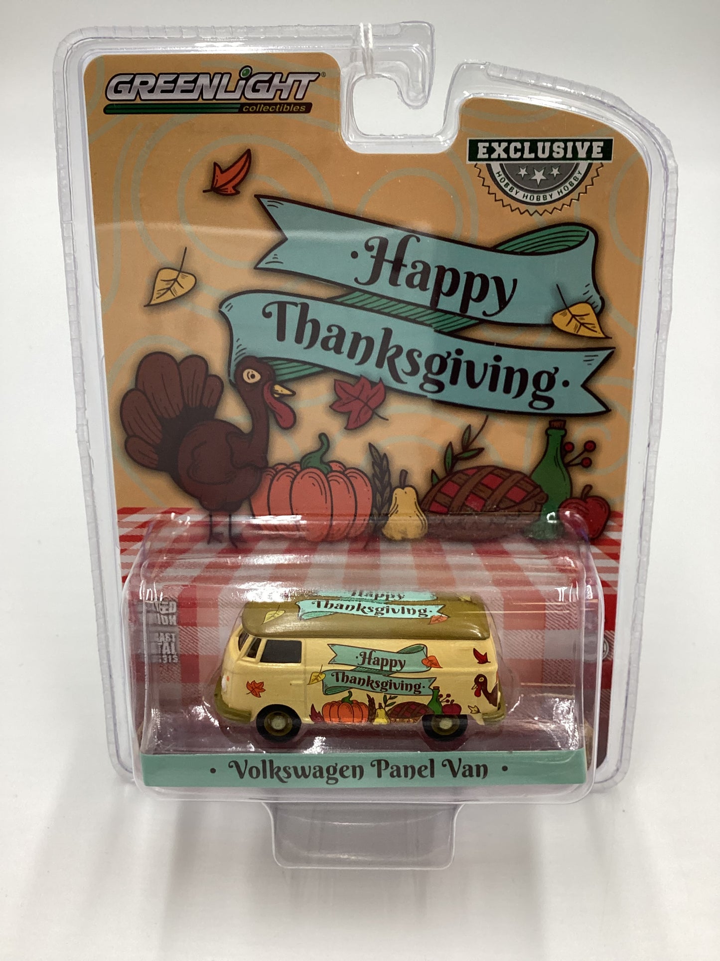 Greenlight Hobby Exclusive Happy Thanksgiving Volkswagen Panel Van 181G