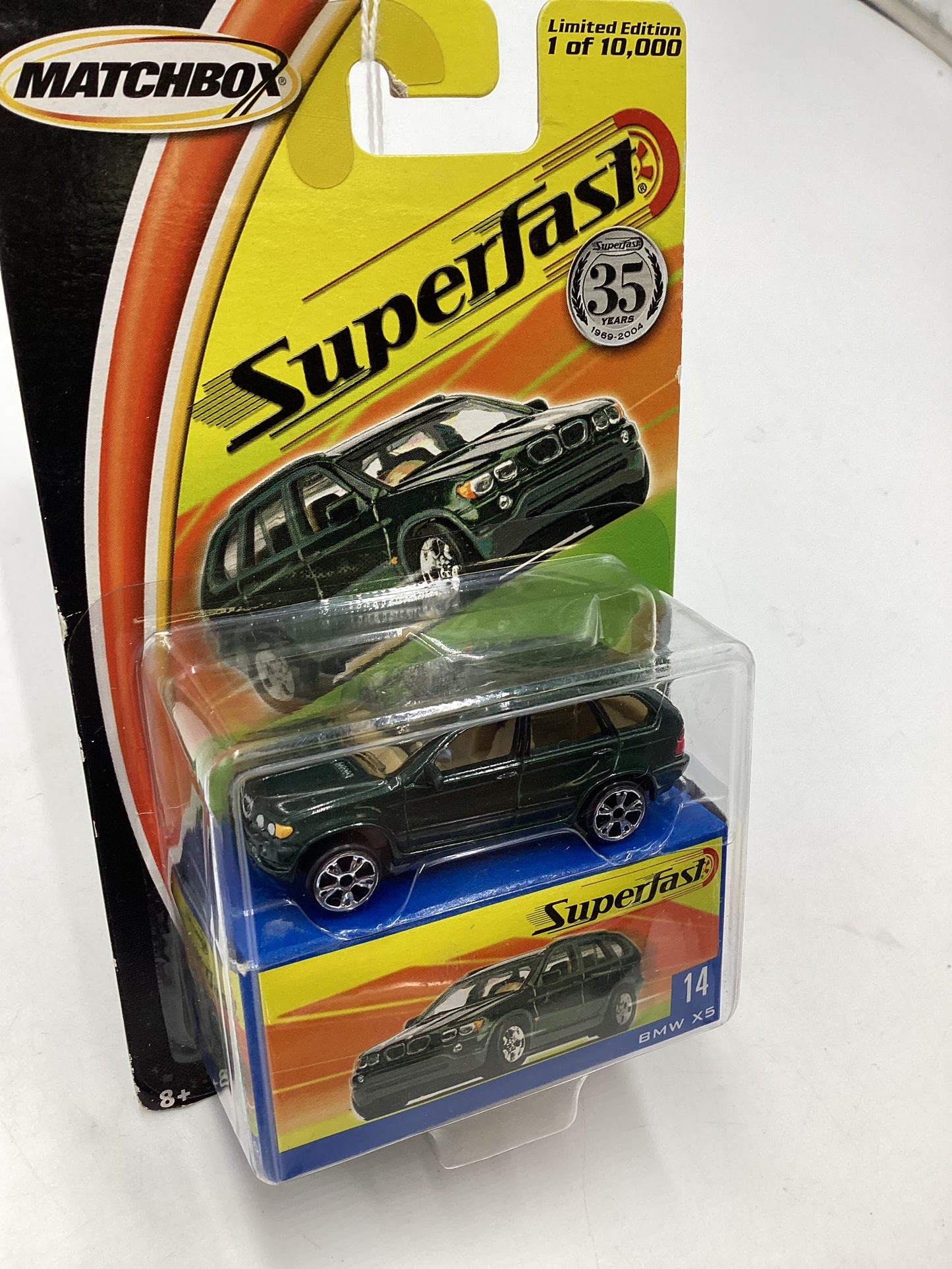 Matchbox 2004 Superfast #14 BMW X5 Dark Green 173A