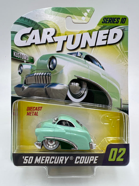 MGA Car Tuned Mainline Series 10  #2 50 Mercury Coupe Sea Foam Green 187B