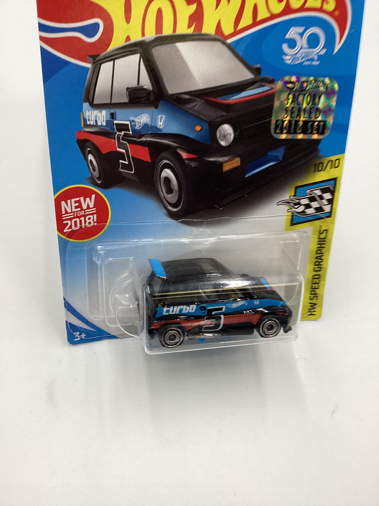 2021 Hot Wheels #190 85 Honda City Turbo II Black Factory Sealed 77B