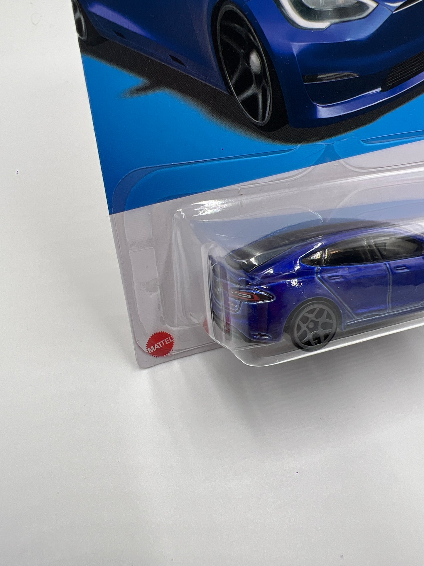 2024 Hot Wheels Q Case #238 Tesla Model S Plaid Blue 48C