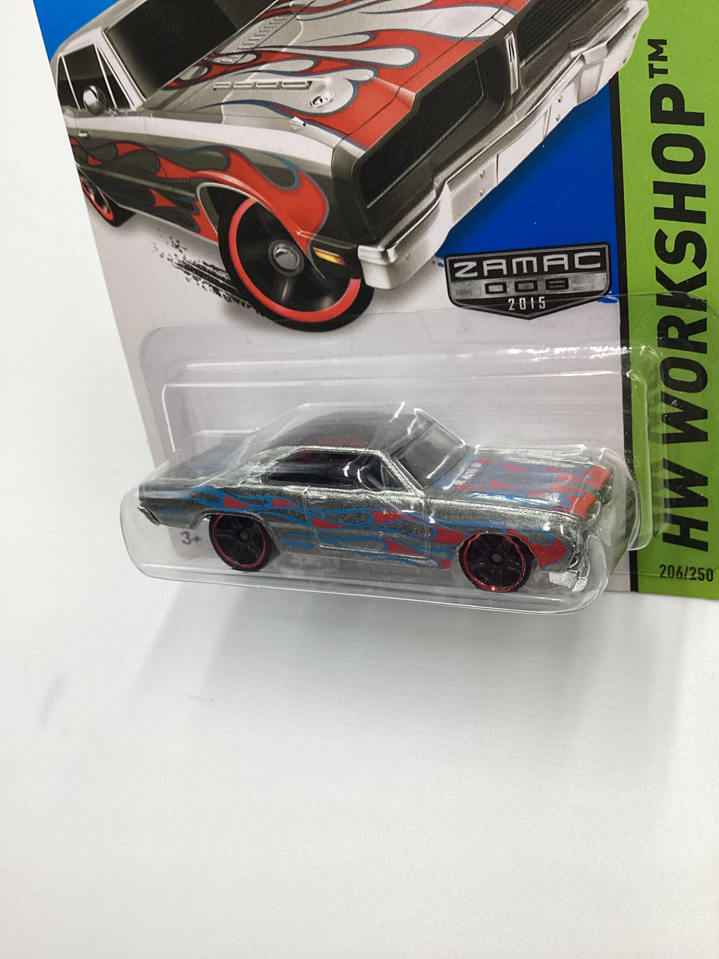 2015 Hot Wheels Zamac 008 #206 74 Brazilian Dodge Charger