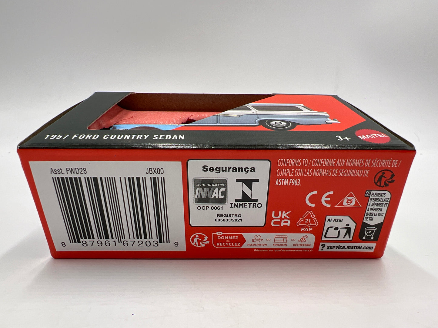 2025 Matchbox Moving Parts #27 1957 Ford Country Sedan Blue/White 166G