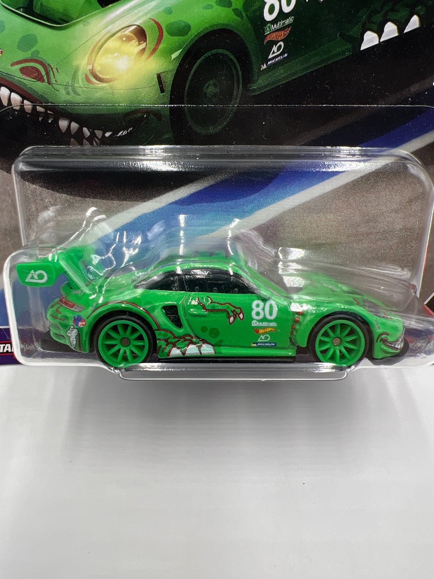 Hot Wheels Premium Race Day #1 Rexy Porsche 911 GT3 R 992 Green 241B