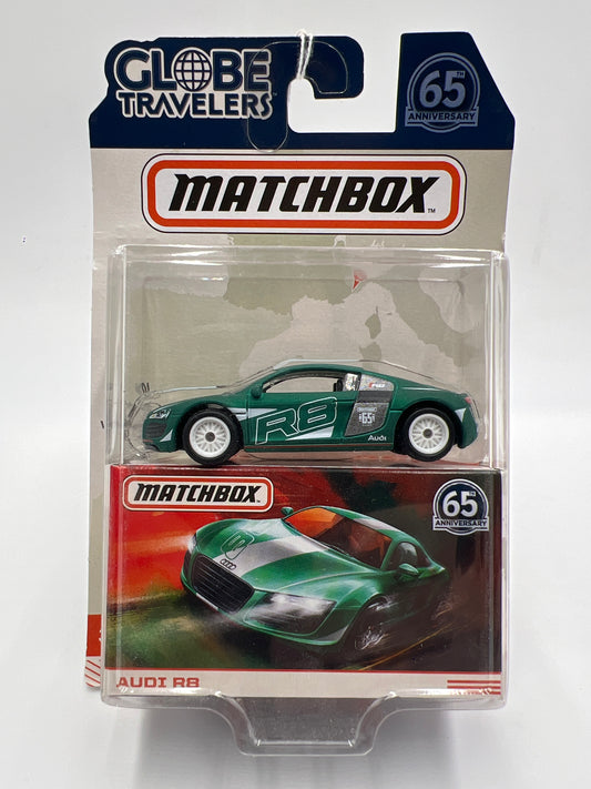 Matchbox 65th Anniversary Globe Travelers Audi R8 Green 168M