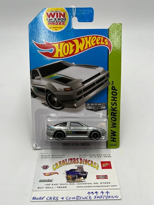 Hot Wheels 2014 HW Workshop Toyota AE86 Corolla Zamac #222 148F