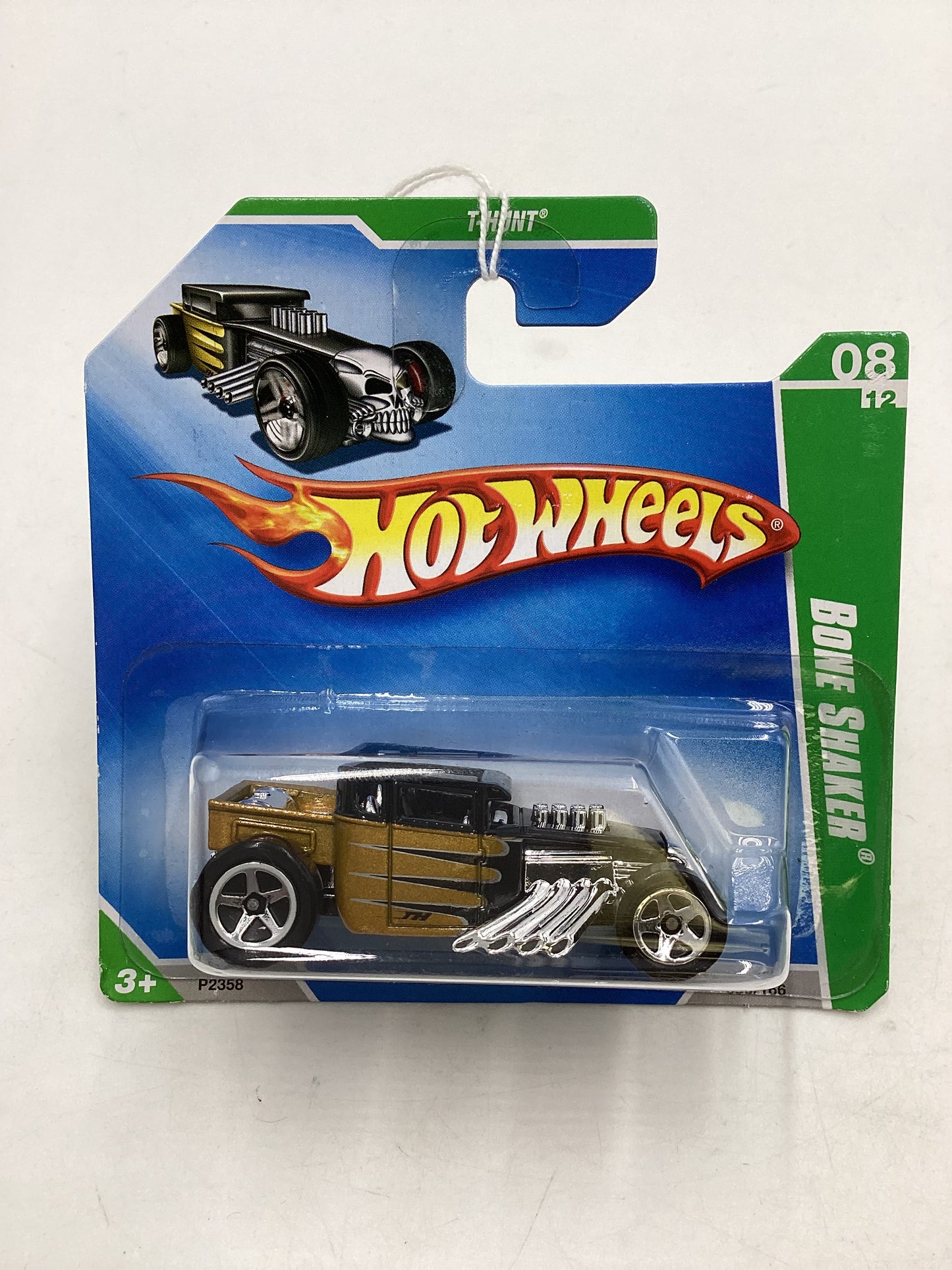 2009 Hot wheels Treasure Hunt #50 Bone Shaker Short Card 277B