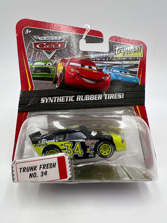 Disney Pixar The World Of Cars Rubber Tires Trunk Fresh No 34 141i