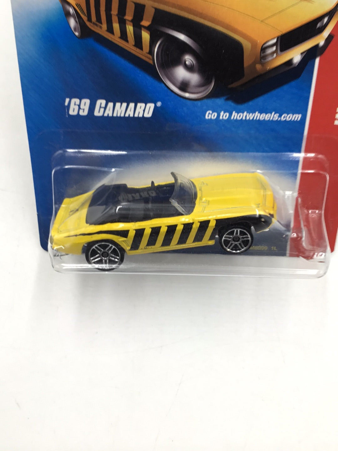 2008 Hot wheels #97 69 Camaro (Bad Card) DD9