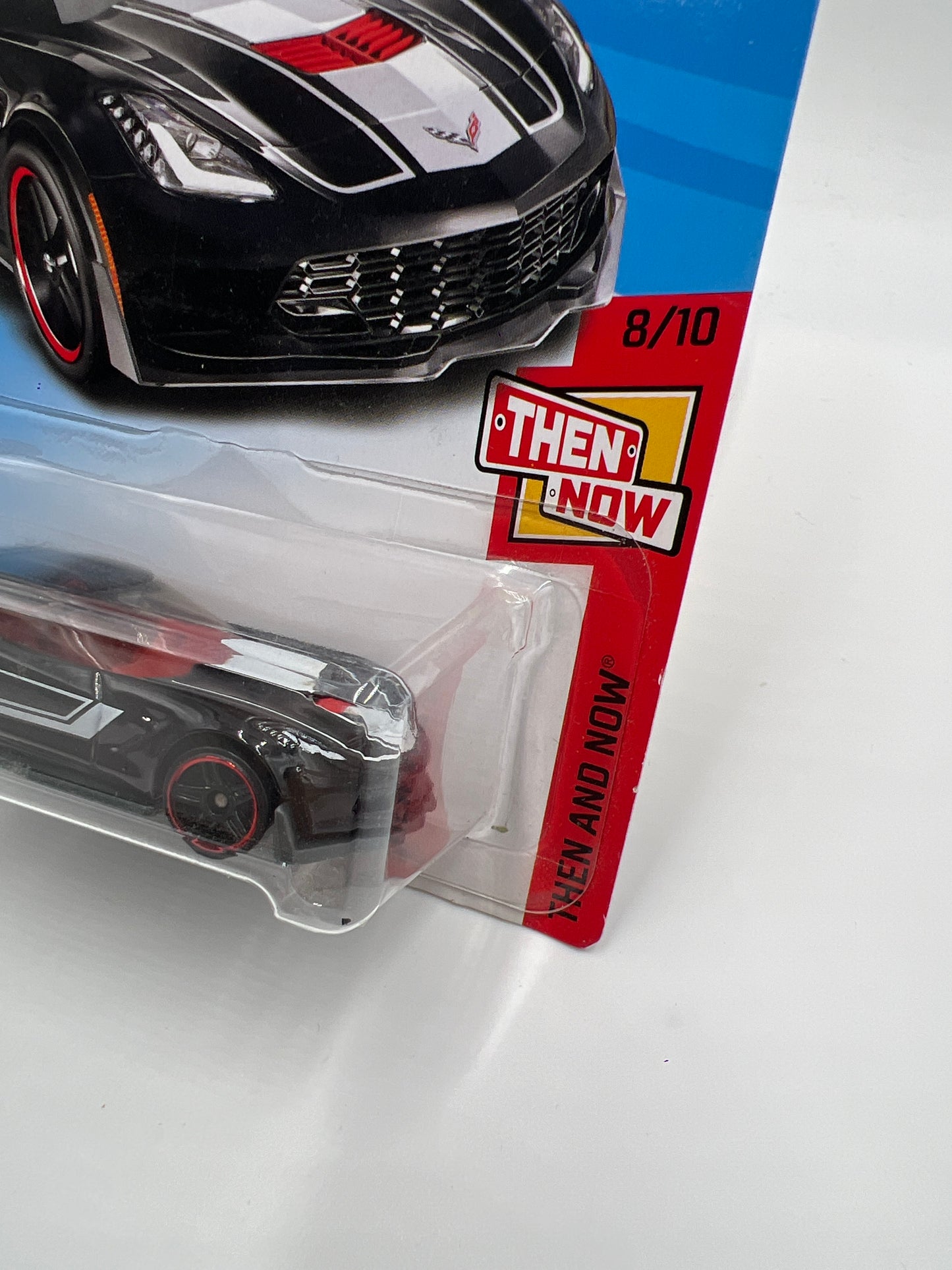 2018 Hot Wheels Then And Now #48 Corvette C7 Z06 Black 7B