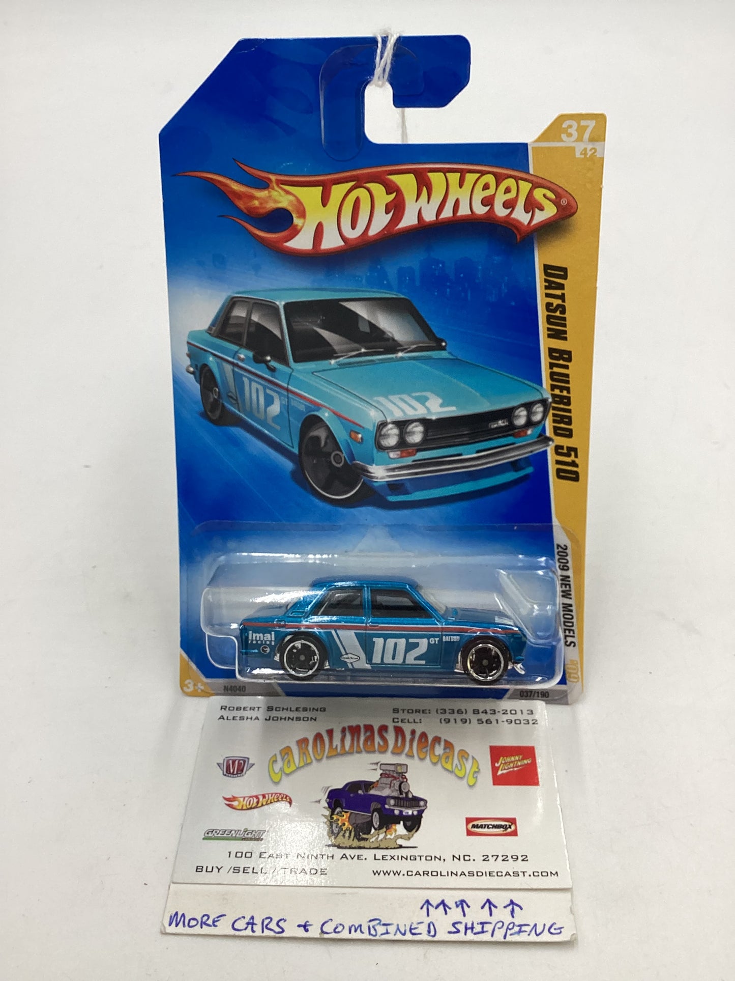 Hot Wheels 2009 037/190 Datsun Bluebird 510