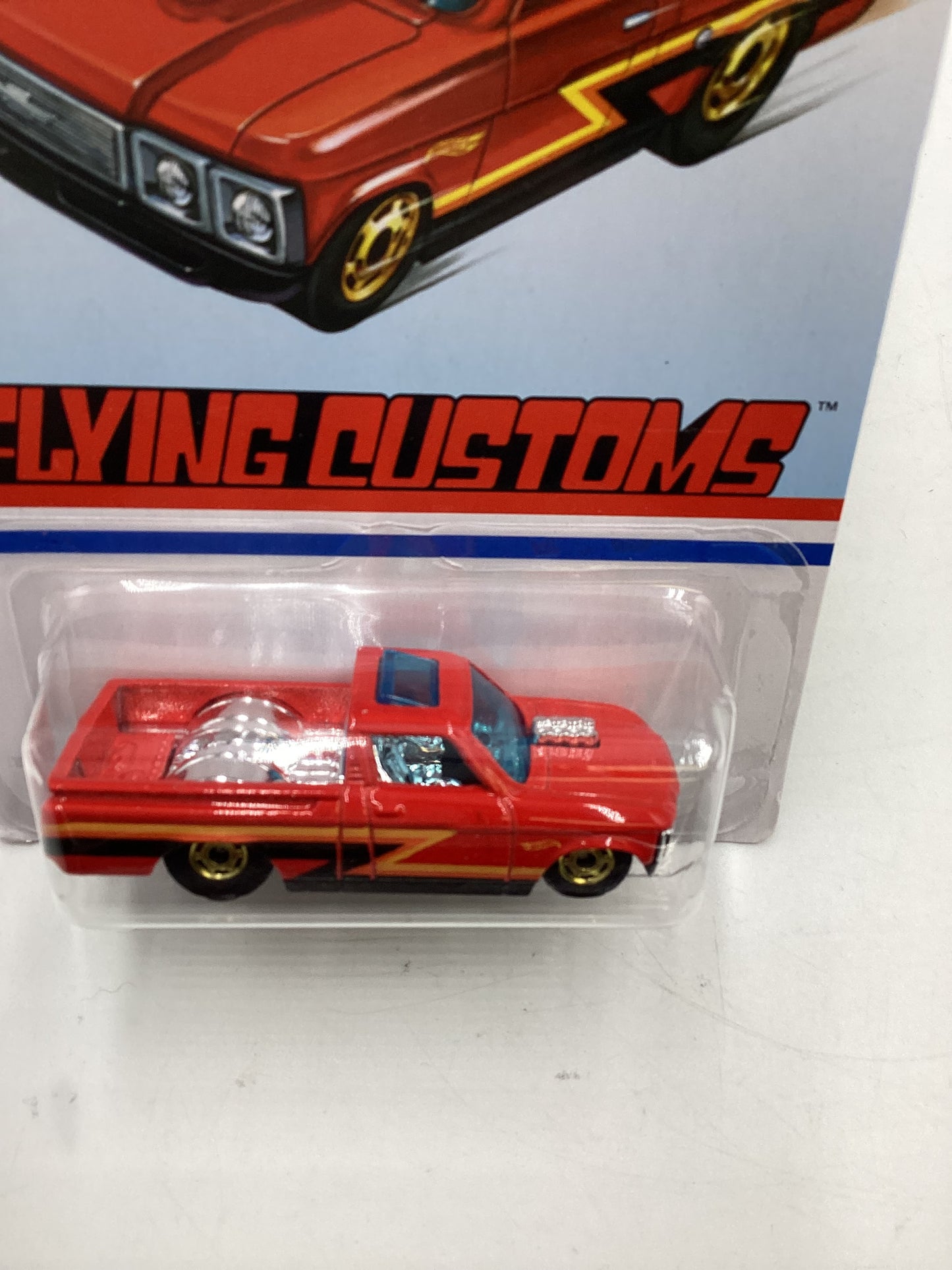Hot Wheels Target Exclusive Flying Customs Custom 72 Chevy Luv Red 150G